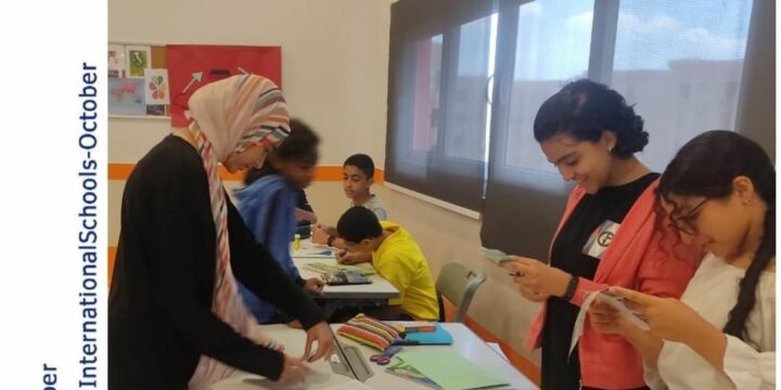 Year 8B designing their vision board.<br>ESS Activities.